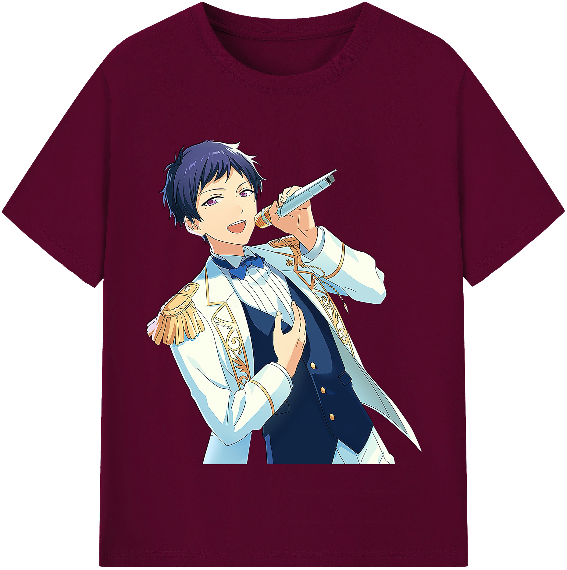 （画像用） あんさんぶるスターズ! Ensemble Stars レディースカジュアルプリントTシャツ（綿100％）